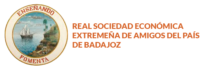 Logotipo de la Real Sociedad Económica Extremeña de Amigos del País de Badajoz