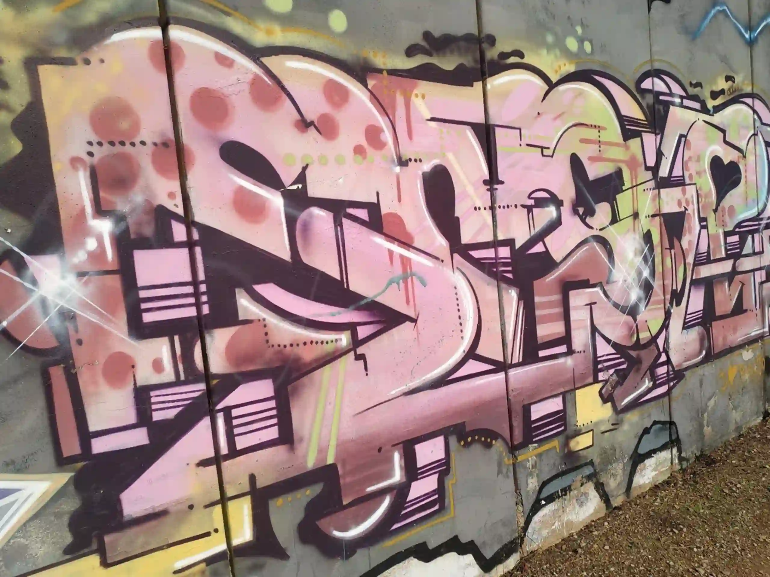 grafiti en pared