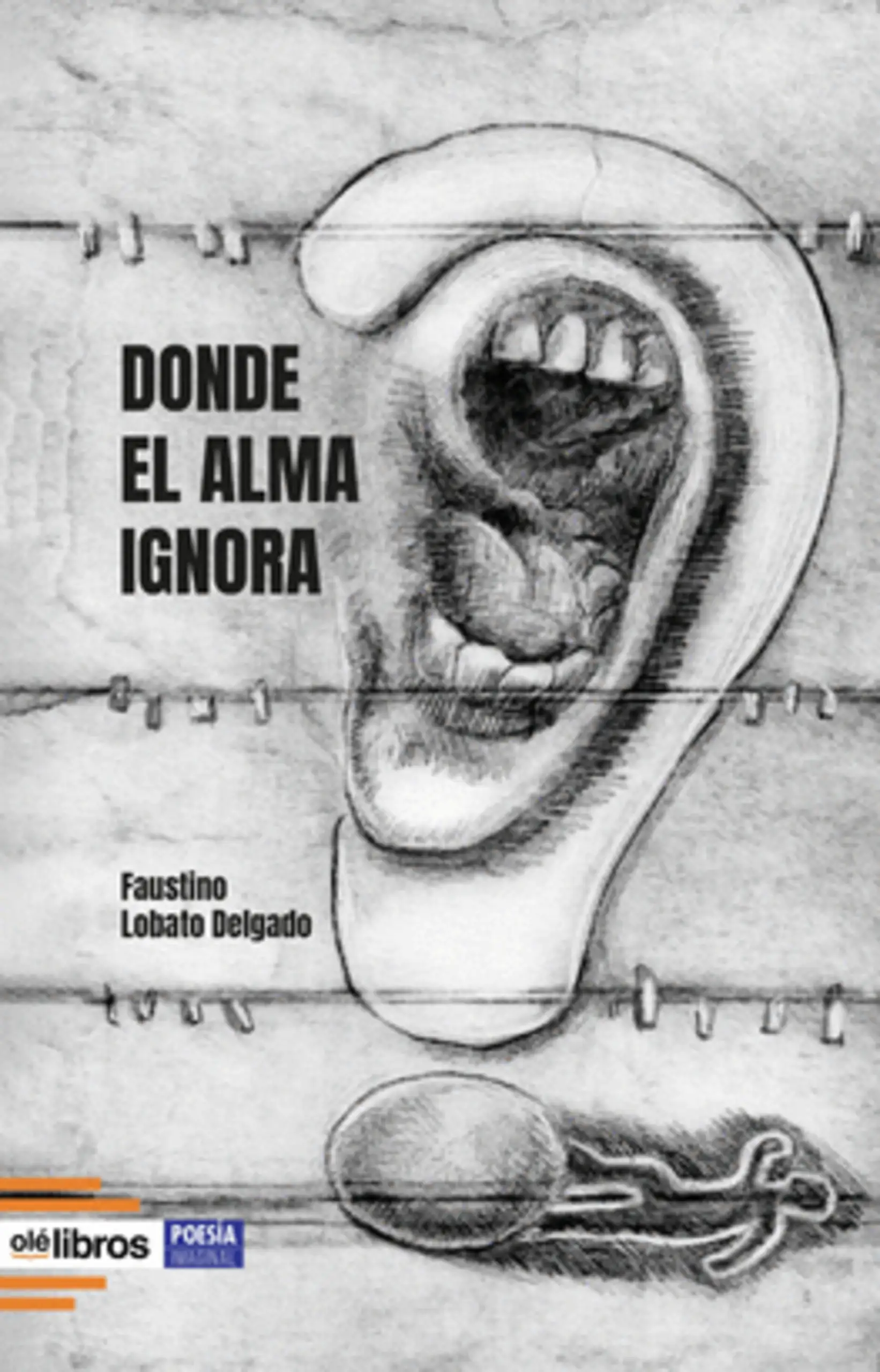 Portada del libro "Donde el alma ignora" de Faustino Lobato Delgado, editorial OléLibros